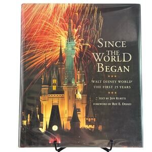 VTG 1996 First Ed. Since the World Began, 1st 25 Years of Disney World Bk, HC/DJ
